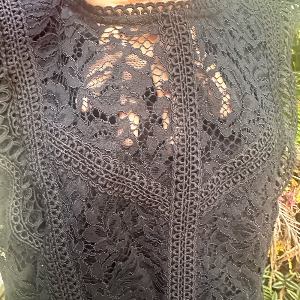 Large black formal dress